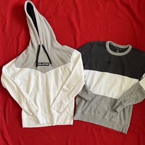 Hollister Hoodie and AE Crewneck Bundle XS